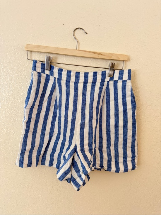 Boden Pants - Boden Hampstead Striped Linen Shorts
